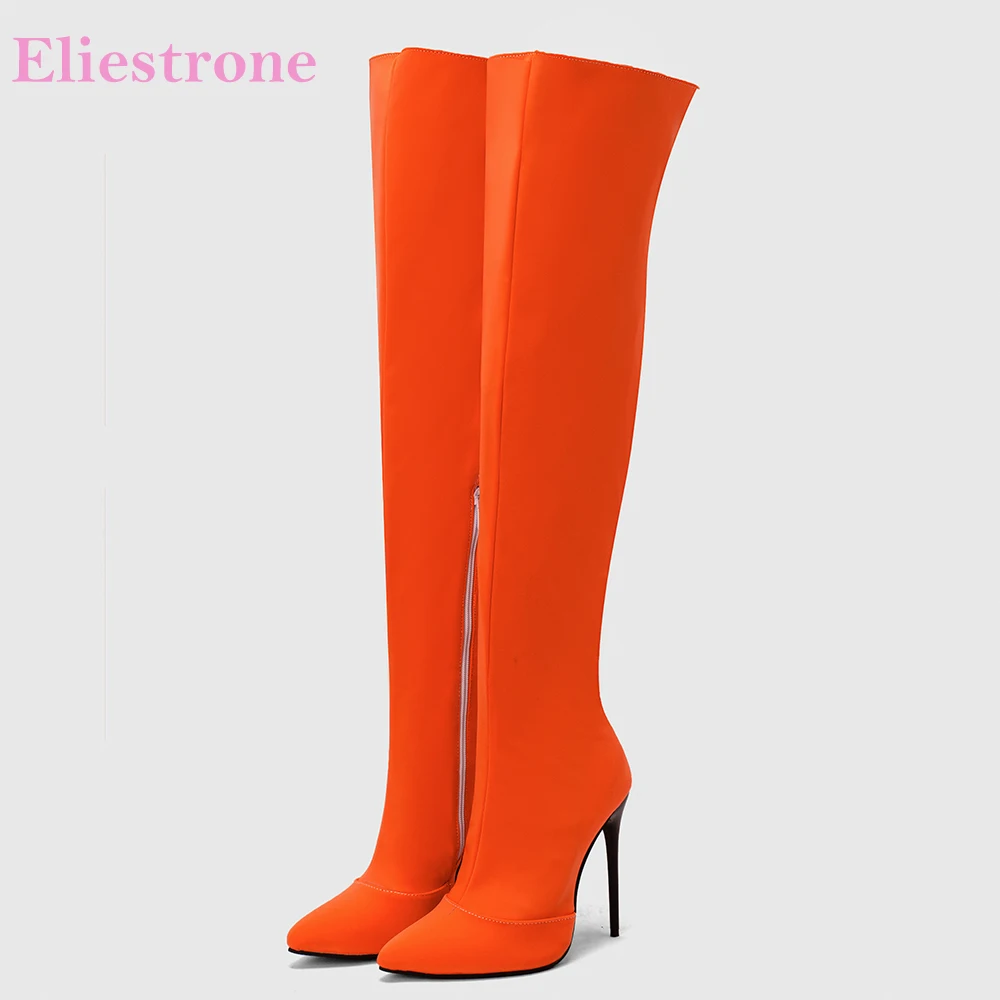Women'S Shoes In Size 12 - New Winter Glamour Orange Yellow Women