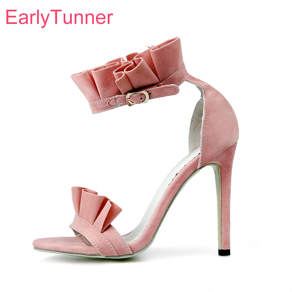 Women'S Shoes In Size 12 - Summer New Pink Fashion Black Women