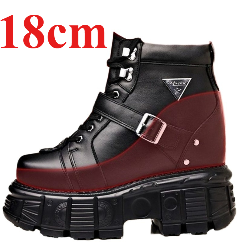 Suede Ankle Boot - Genuine Leather Motorcycle Boots Shoes for