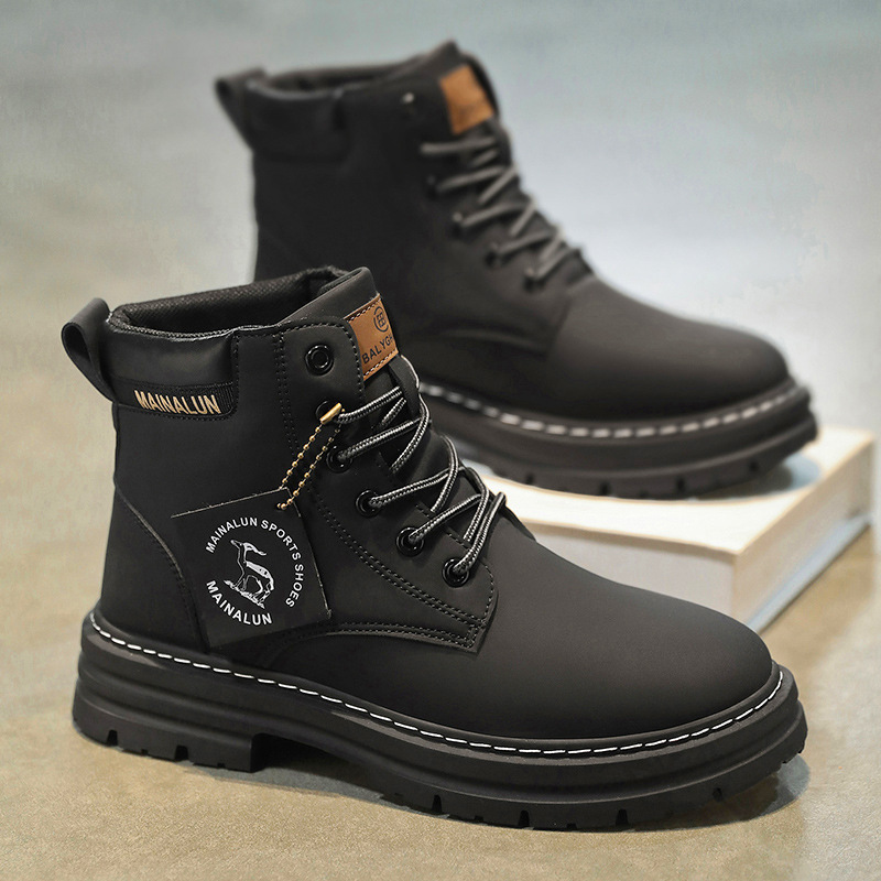 Classic Men High Top Boots Hig - Suede Ankle Boot review and price