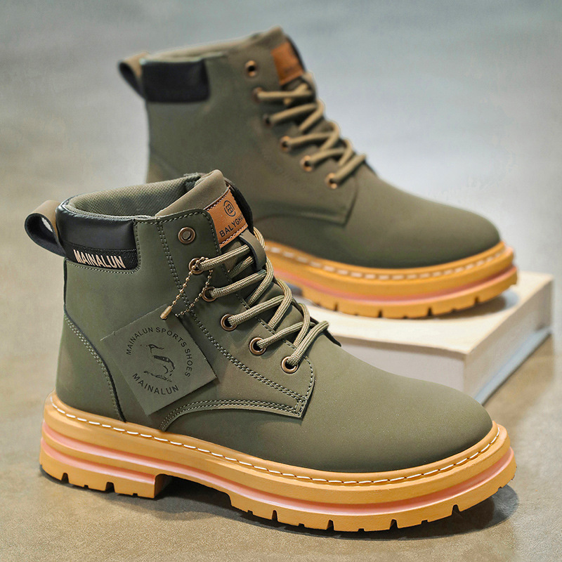 Classic Men High Top Boots Hig - Suede Ankle Boot review and price