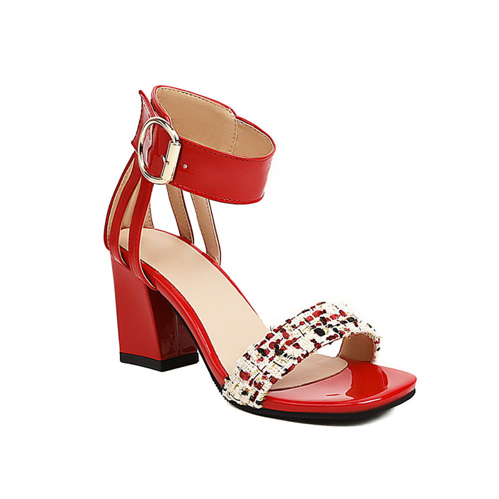 2026 Summer Tweed Ankle Strap  - Women'S Shoes In Size 12 review and price