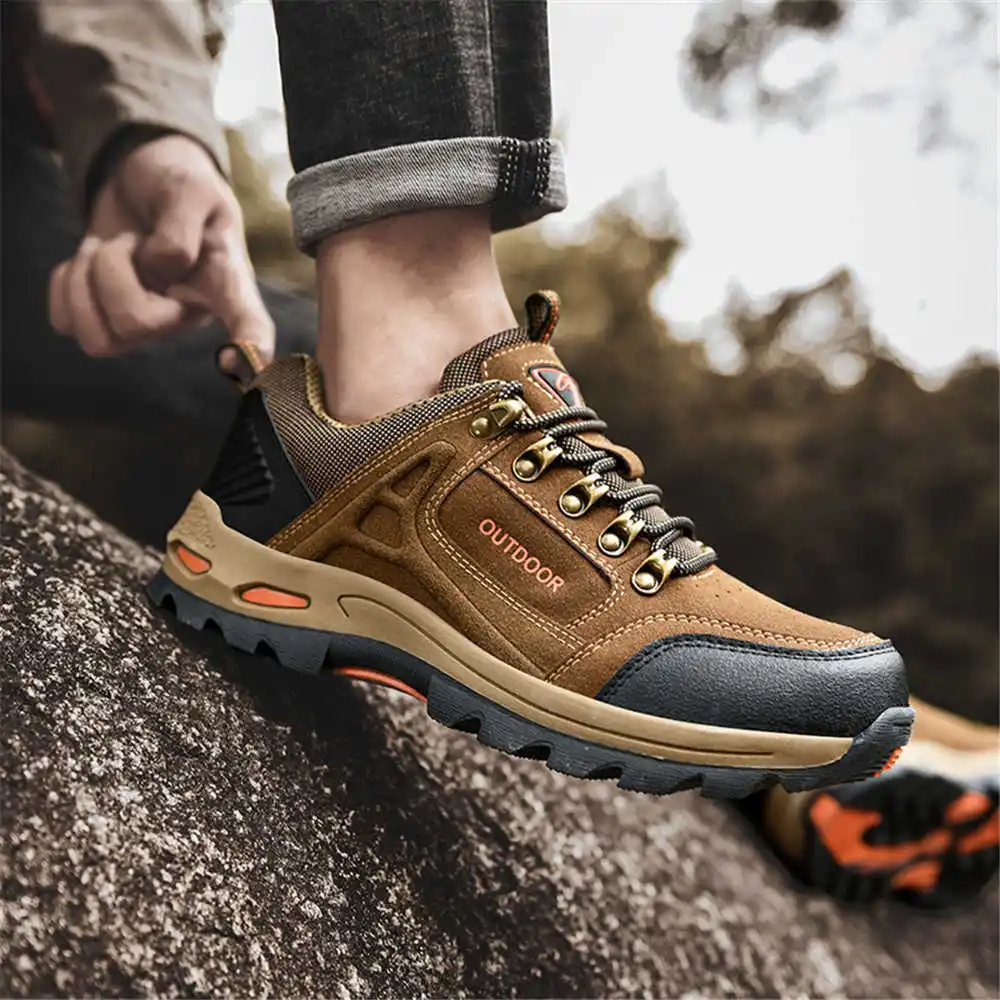 Non-slip Lace Up Hiking Tennis - Women Shoes Brown Colour review and price