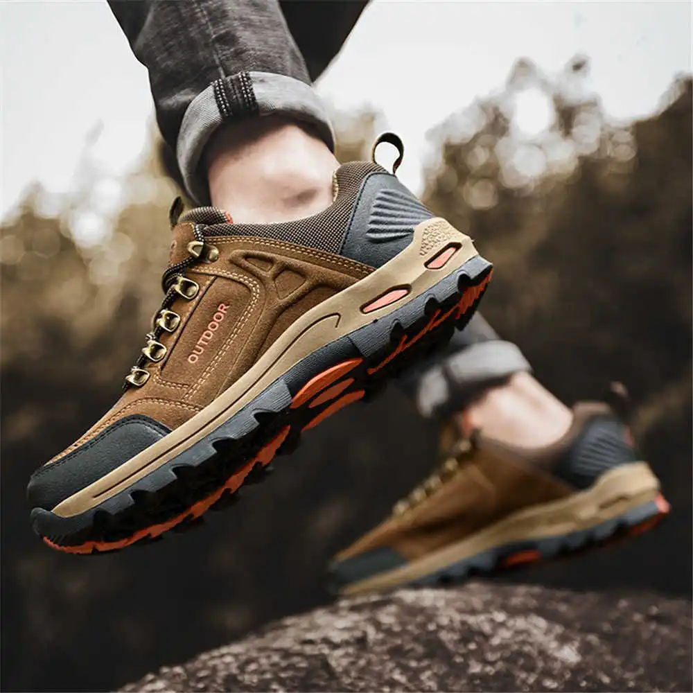Non-slip Lace Up Hiking Tennis - Women Shoes Brown Colour review and price