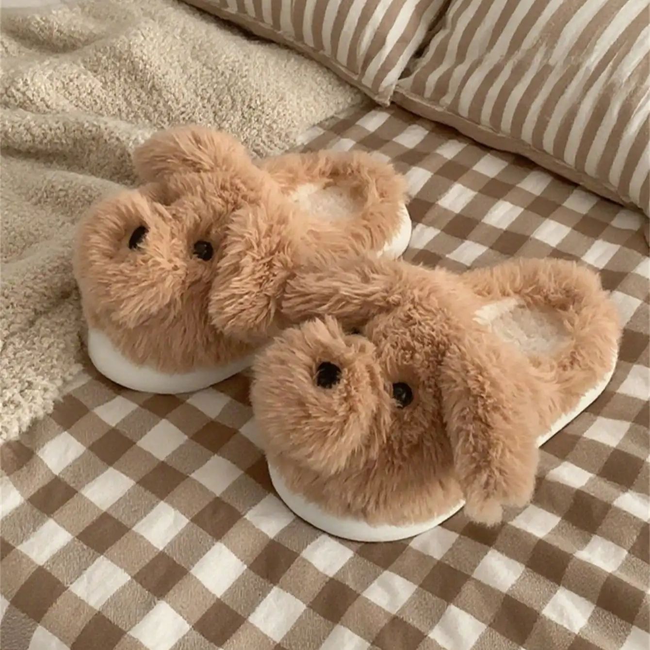 Women House Fur Slippers Casua - Women Shoes Winter review and price
