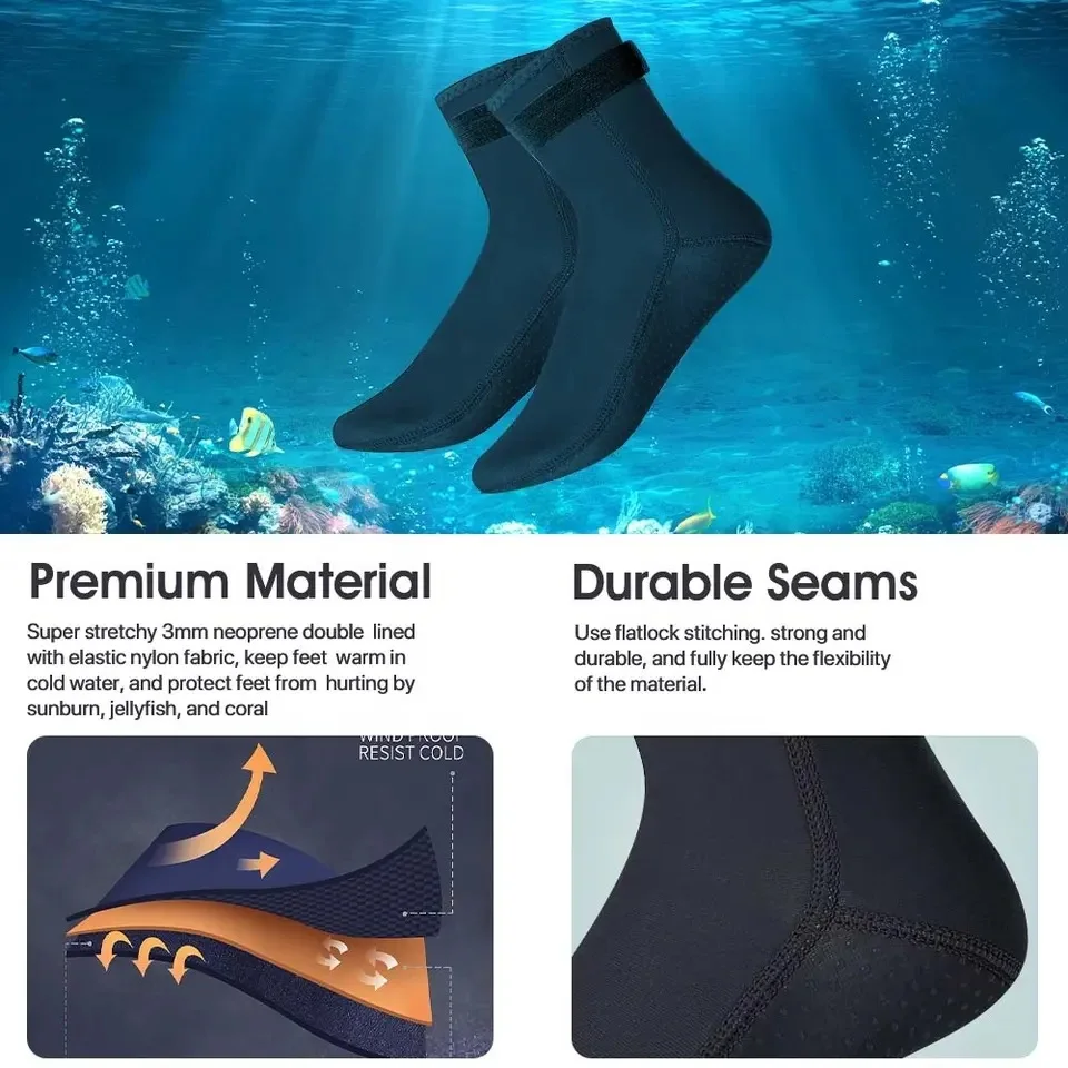 Neoprene Diving Socks 3mm Wets - Women'S Shoes Neuropathy review and price