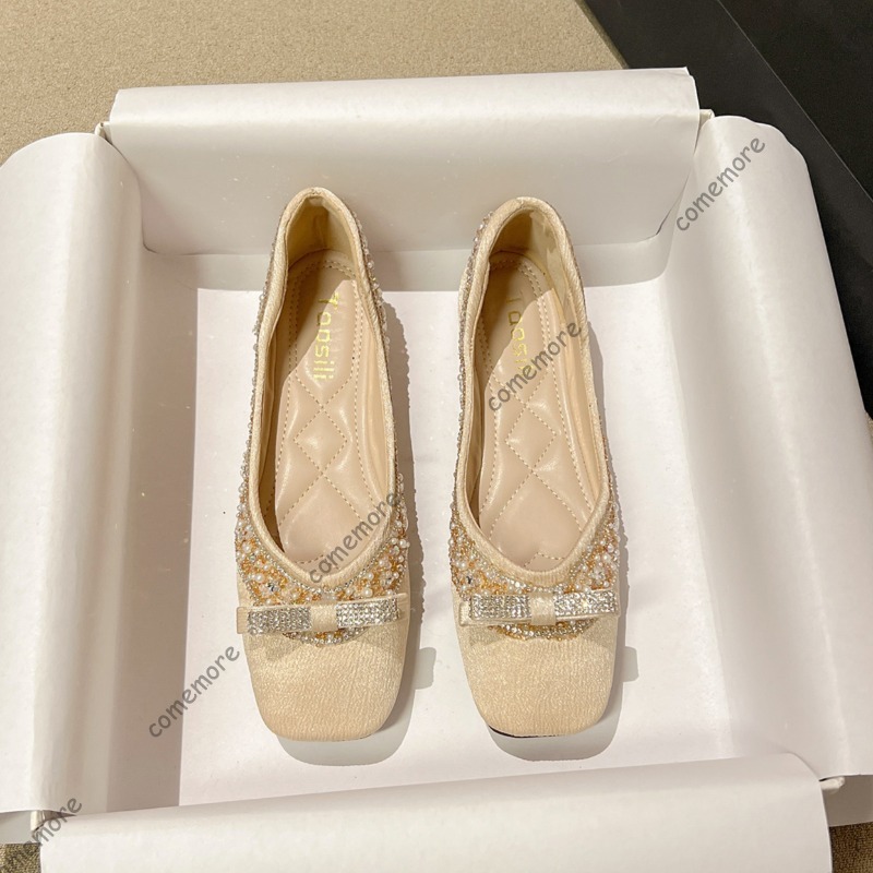 Women's Square Toe Beaded Rhin - Women Shoes Elegant review and price