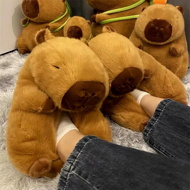 Novelty capybara slippers unis - Women Shoes Winter review and price