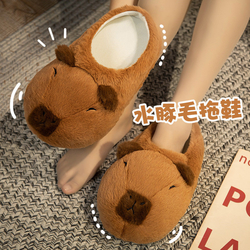 Novelty capybara slippers unis - Women Shoes Winter review and price