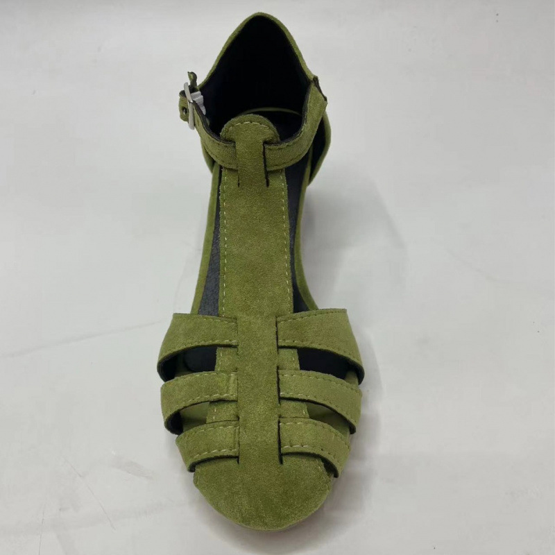Women's Green Suede Kitten Hee - Women Shoes Us To Eu review and price