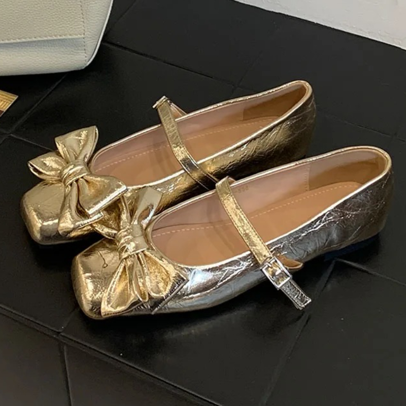 Cute Bowknot Square Toe Design - Women Shoes Elegant review and price