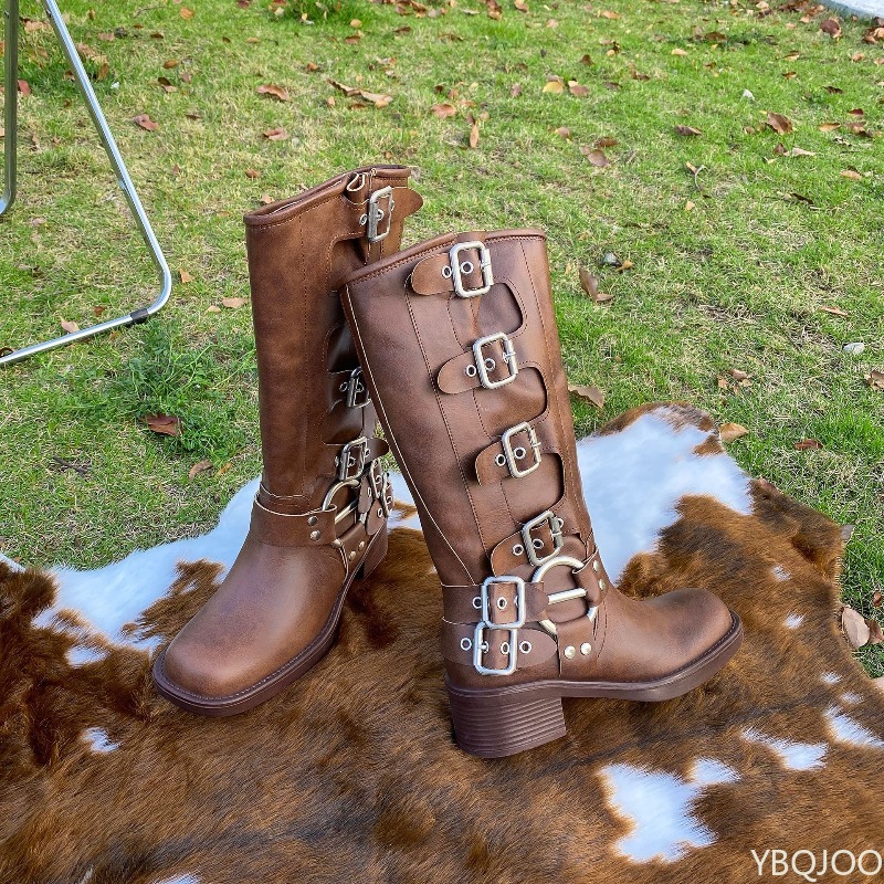 Belt buckle retro high boots n - Suede Ankle Boot review and price