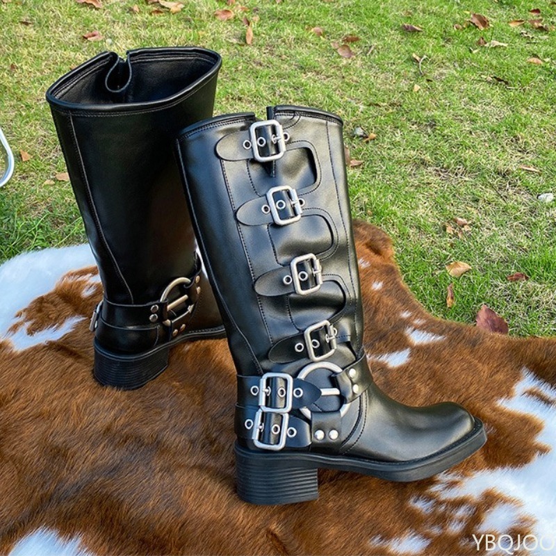 Belt buckle retro high boots n - Suede Ankle Boot review and price