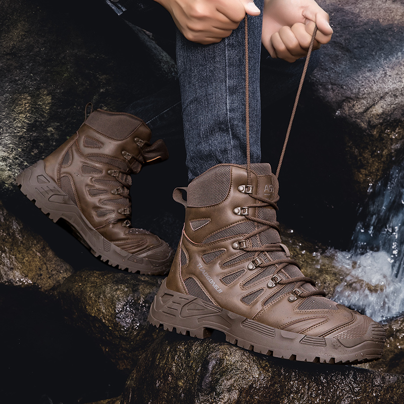 Men's Outdoor Hiking Tactical  - Suede Ankle Boot review and price