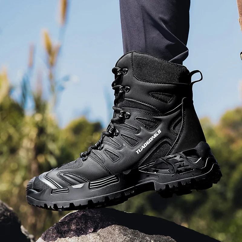 Men's Outdoor Hiking Tactical  - Suede Ankle Boot review and price