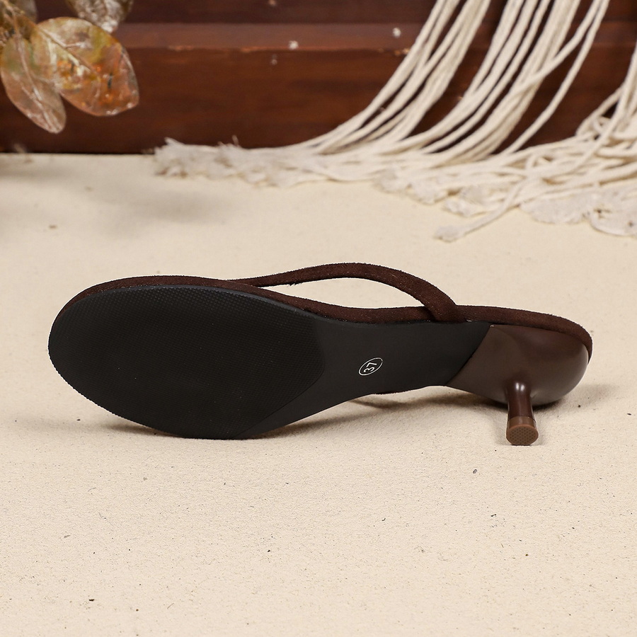 New Faux Suede Heeled Thong Sa - Women'S Shoes Everyday review and price
