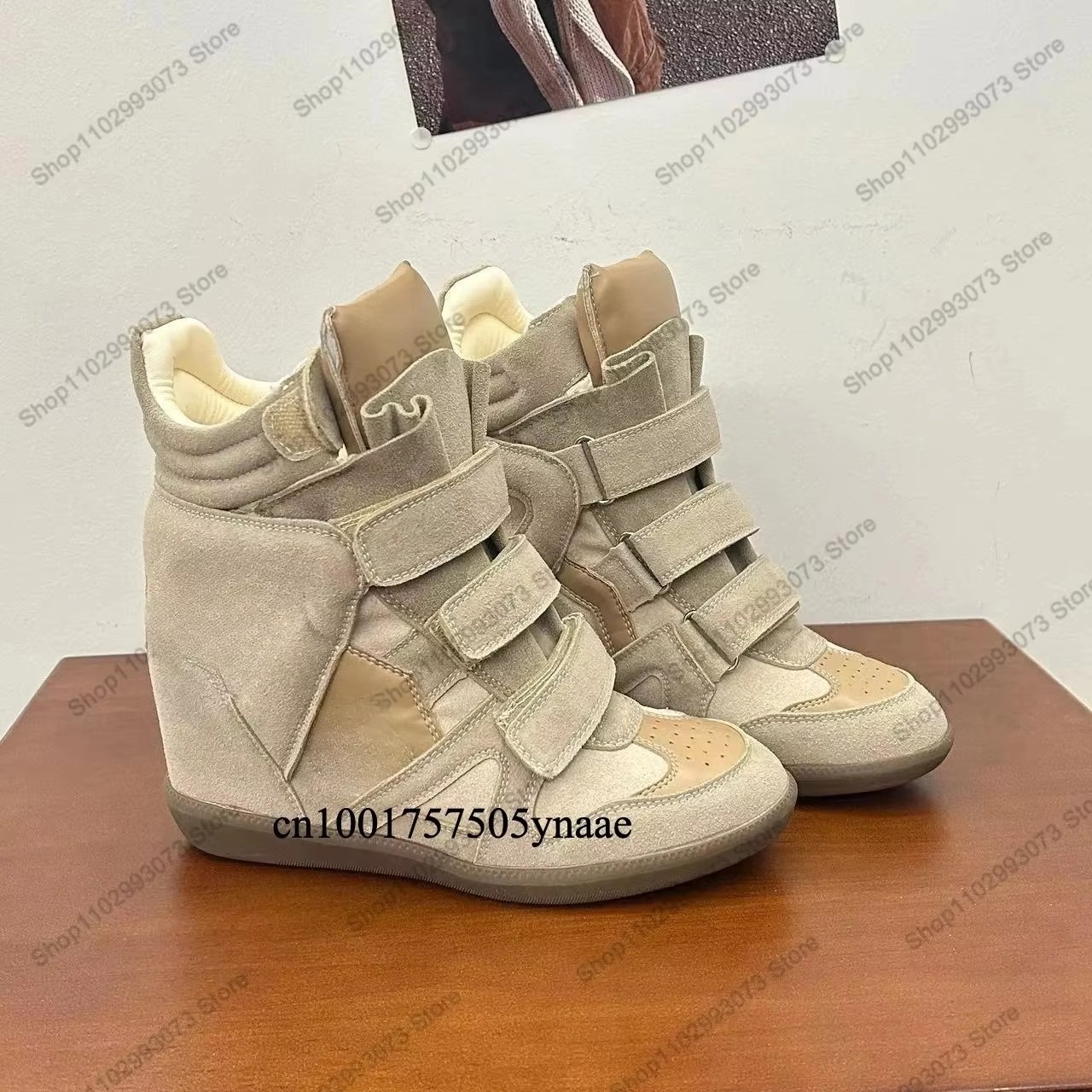 Women Hidden Wedge Heel High‑T - Suede Ankle Boot review and price